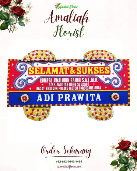 Papan Bunga Ucapan Selamat Somogede